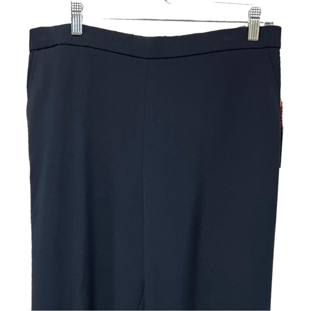 Briggs New York Comfort Waistband Navy Blue Pants Hidden Elastic Wpockets 14 NWT - Picture 9 of 13